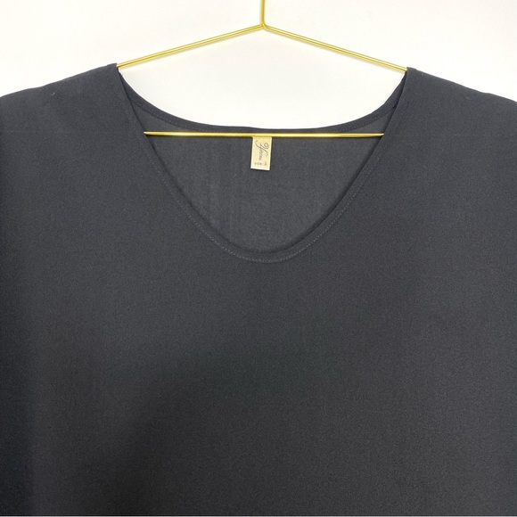 Yincra Black Chiffon Tassel Beach Swimsuit Coverup Lightweight Size Small Medium - Picture 7 of 10